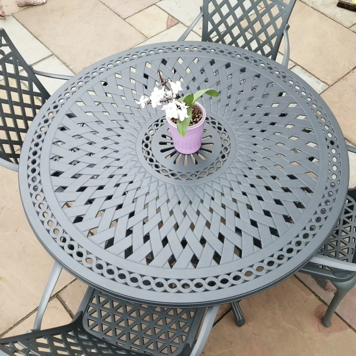 Alice Table 4 Seater Set - Slate - Image 13