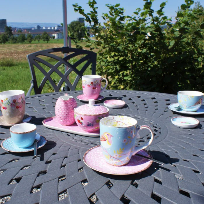 Alice Table 6 Seater Set - Slate - Image 9