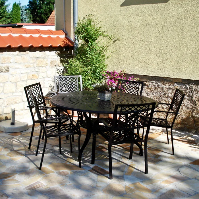 Amelia Table 8 Seater Set - Antique Bronze - Image 8