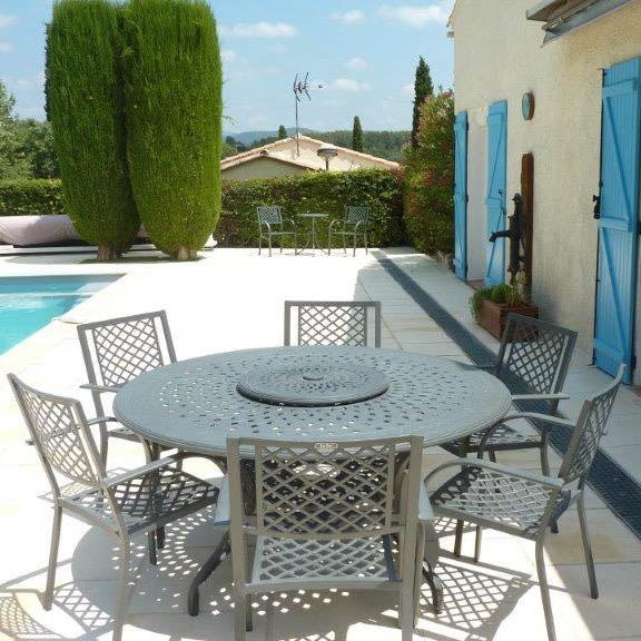 Amelia Table 8 Seater Set - Slate - Image 6