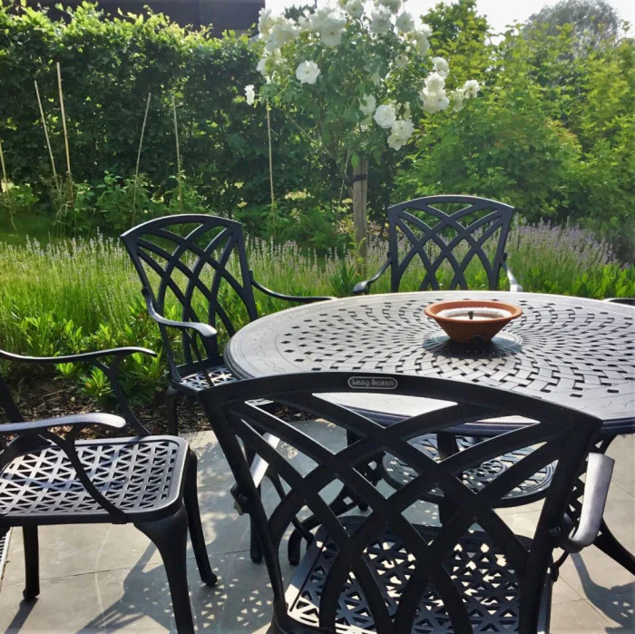 Amy Table 4 Seater Set - Antique Bronze - Image 13