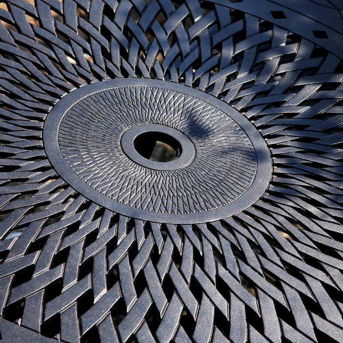 Amy Table 4 Seater Set - Antique Bronze - Image 7