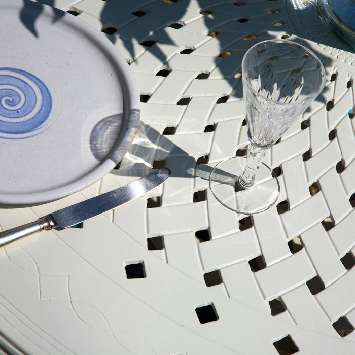 Amy Table 4 Seater Set - White - Image 9