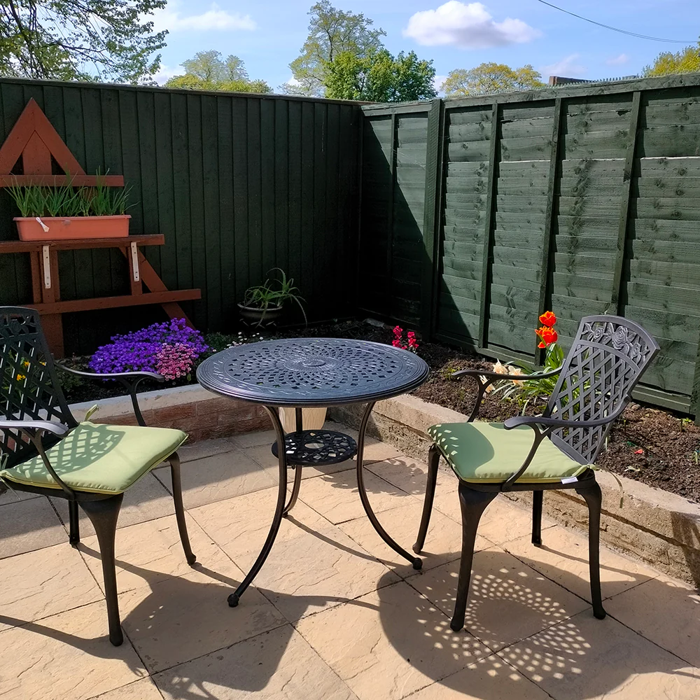 Anna Table 2 Seater Set - Antique Bronze - Image 10