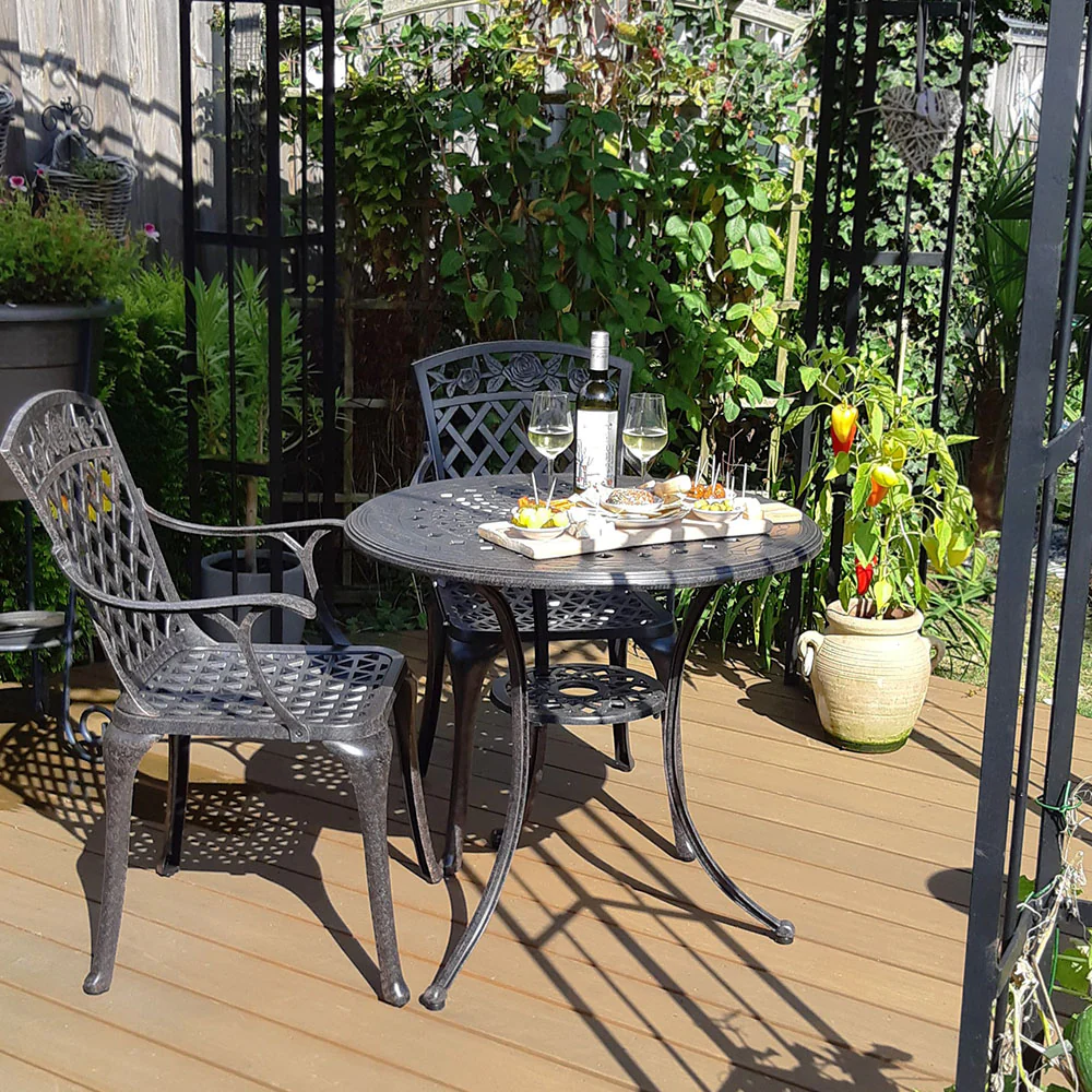 Anna Table 2 Seater Set - Antique Bronze - Image 16