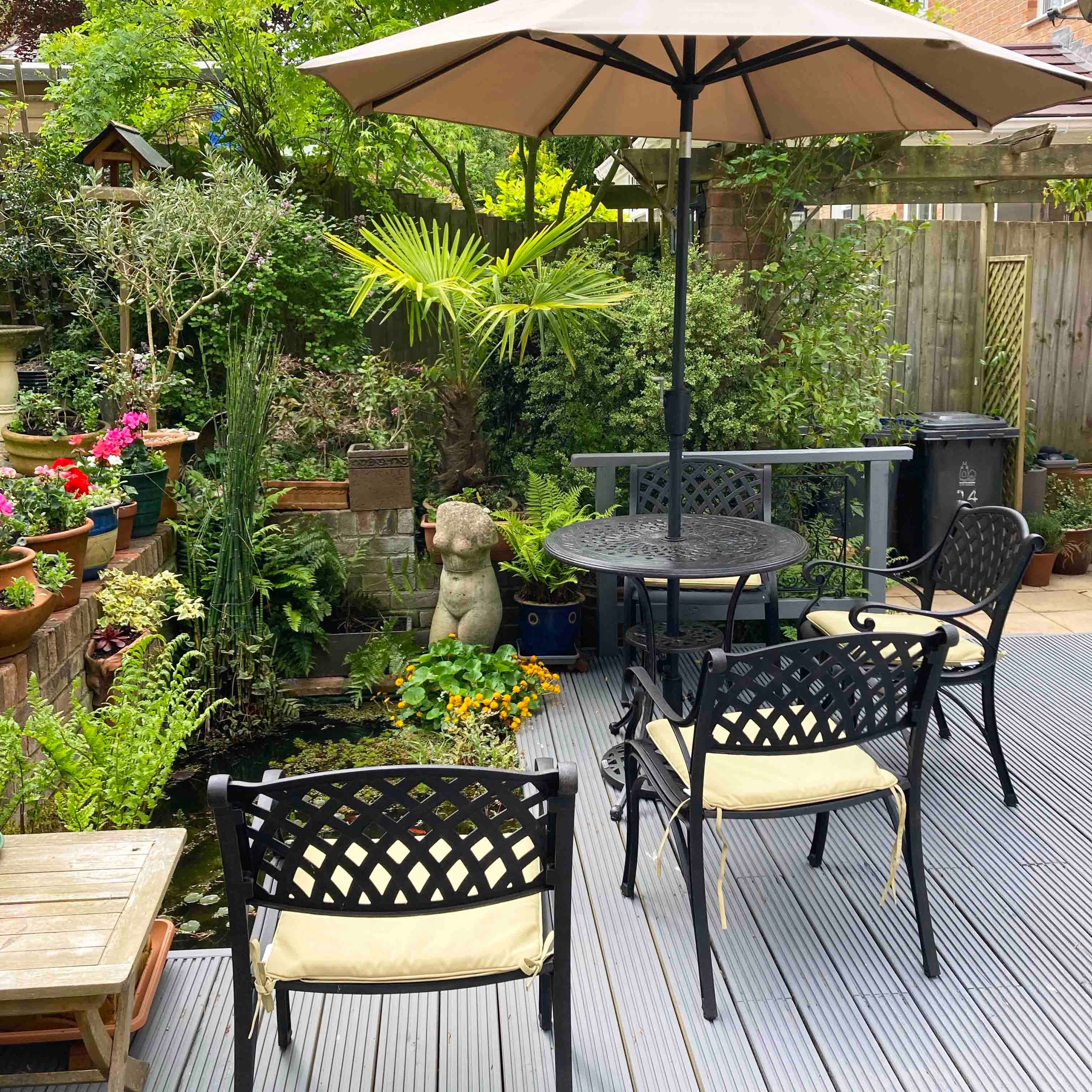 Anna Table 4 Seater Set - Antique Bronze - Image 8