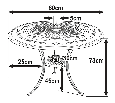 Anna Table - White - Image 3