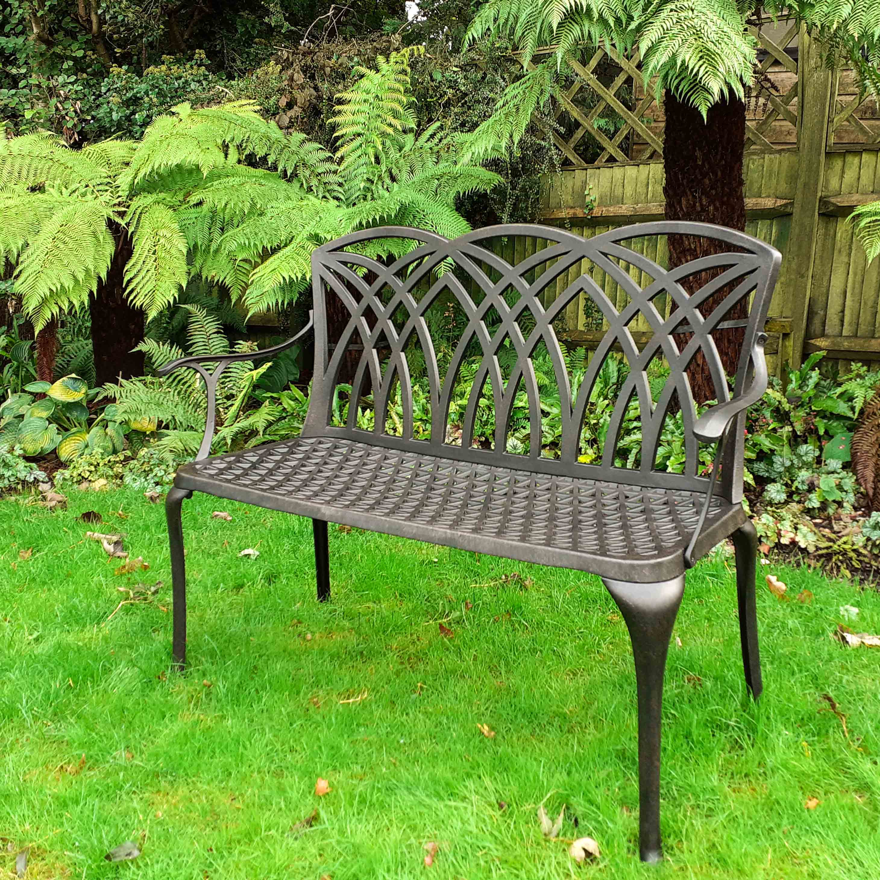 April Bench Set - Antique Bronze - Image 13