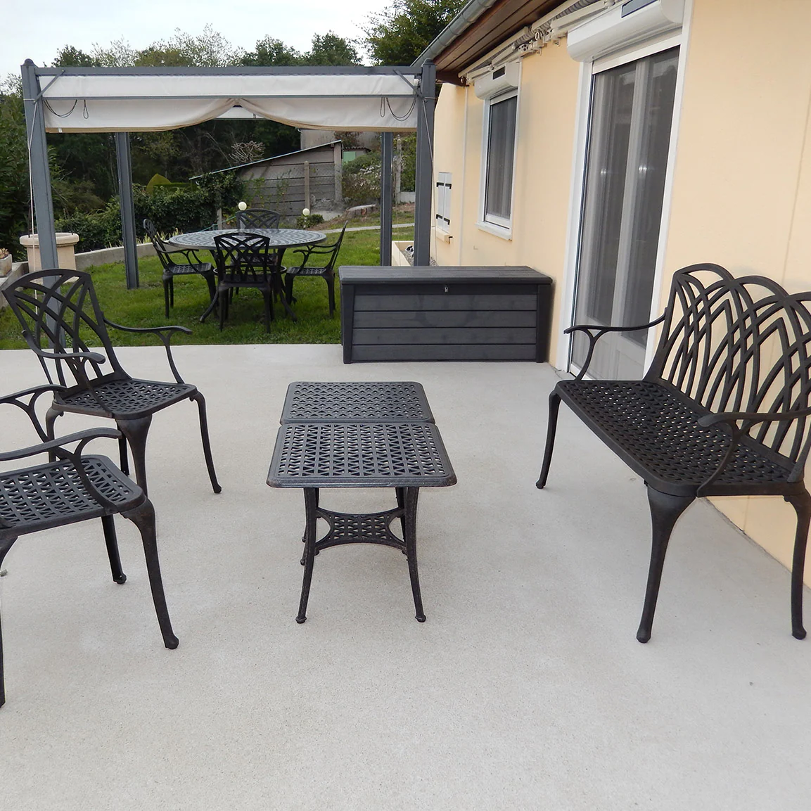 April Bench Set - Antique Bronze - Image 9