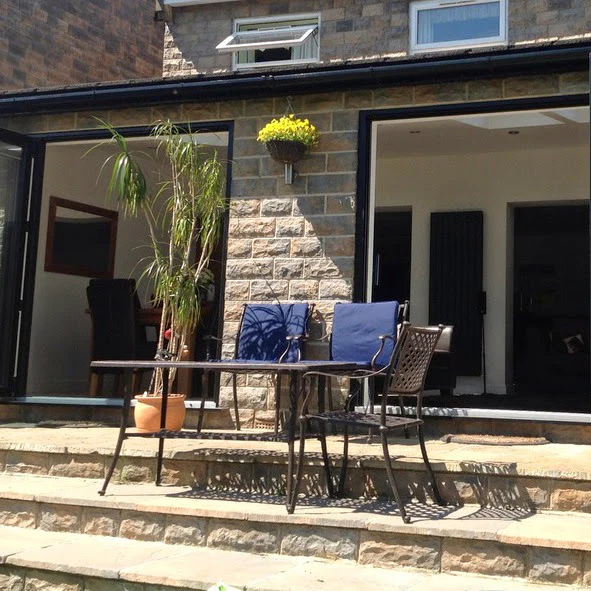 BBQ Table 2 Seater Set - Antique Bronze - Image 8