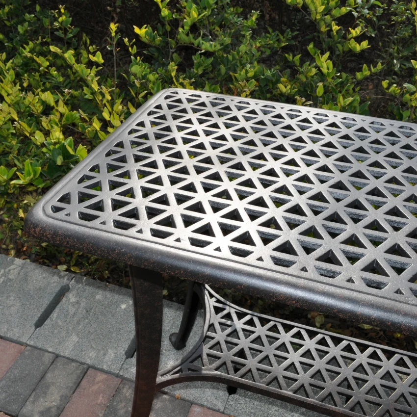 BBQ Table - Antique Bronze - Image 4