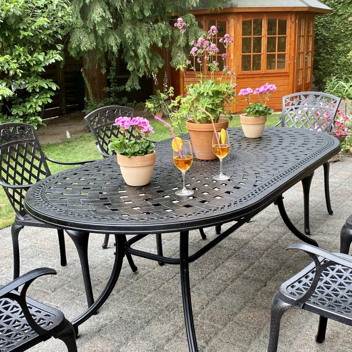 Catherine Table 6 Seater Set - Antique Bronze - Image 20