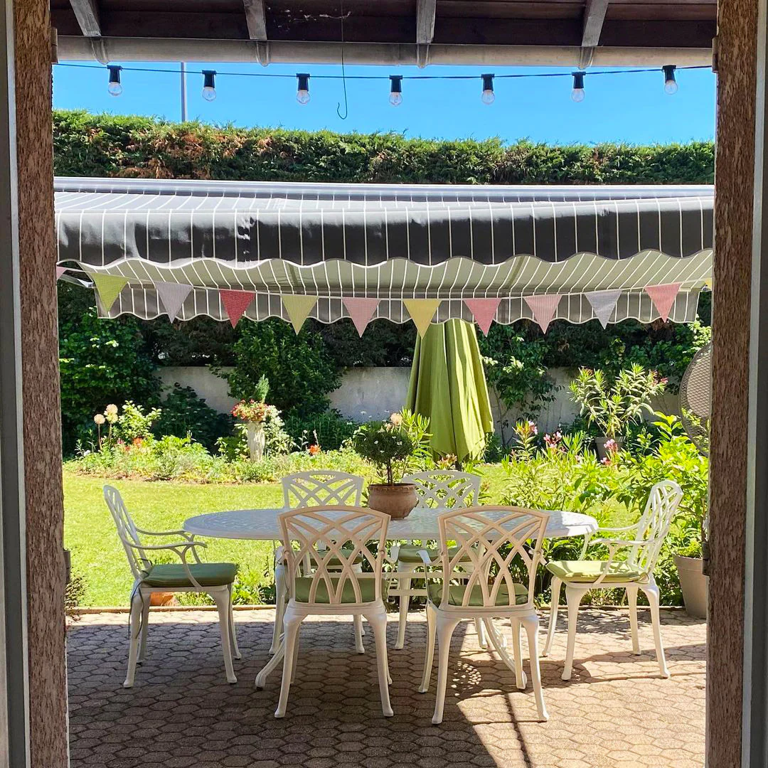 Catherine Table 6 Seater Set - White - Image 9