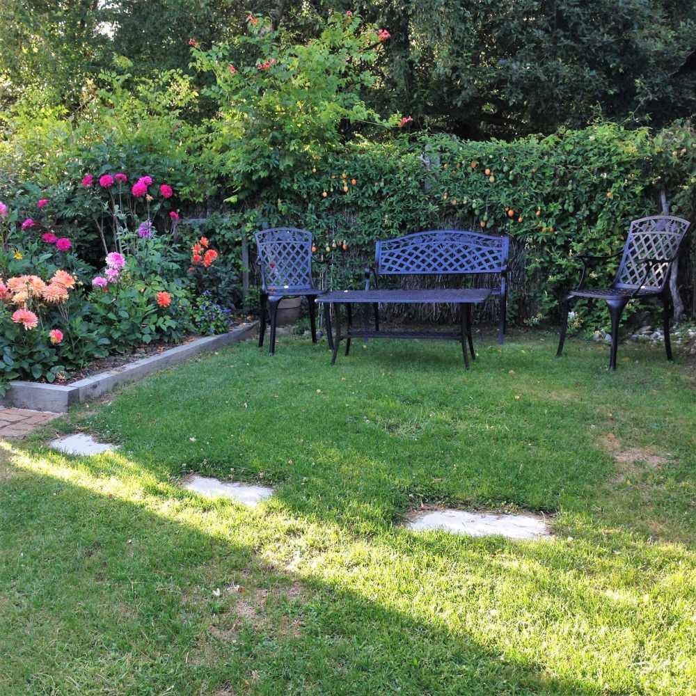 Claire Table 2 Seater Set - Antique Bronze - Image 8