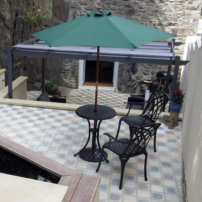 Ella Bistro Table 2 Seater Set - Antique Bronze - Image 11