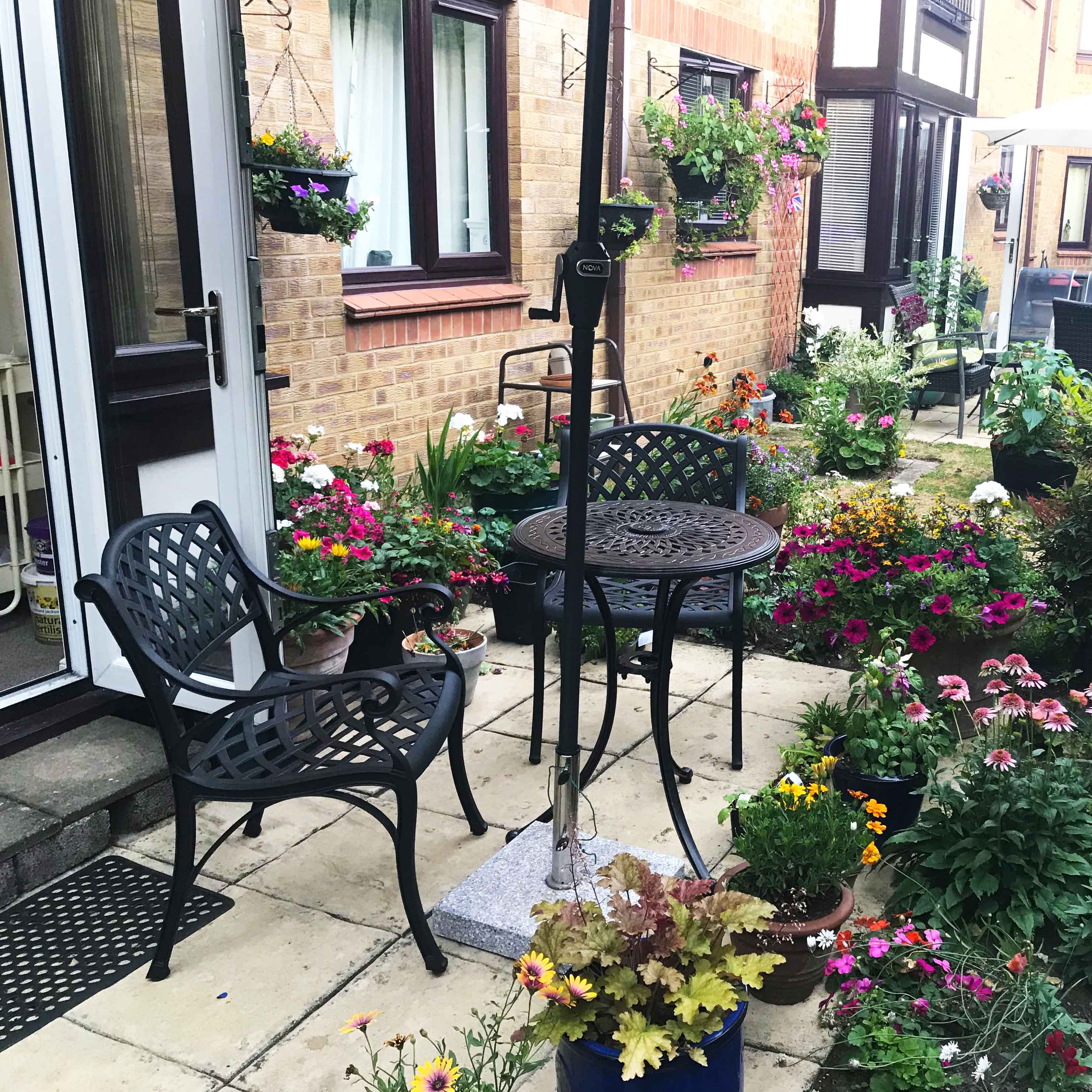 Ella Bistro Table 2 Seater Set - Antique Bronze - Image 7