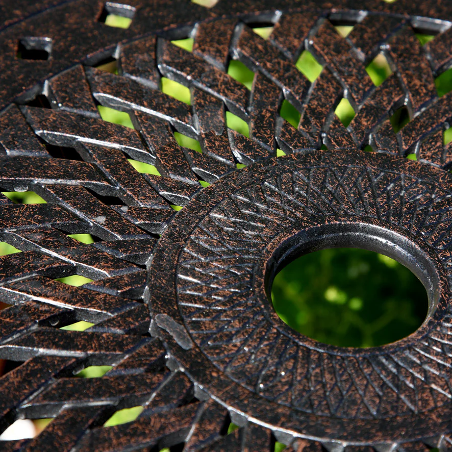 Ella Bistro Table - Antique Bronze - Image 6