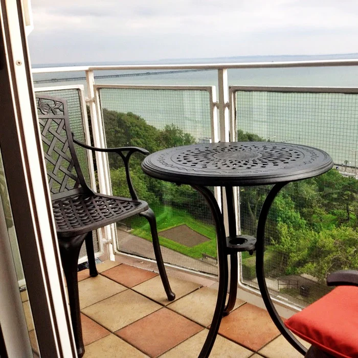 Ella Bistro Table - Antique Bronze - Image 7