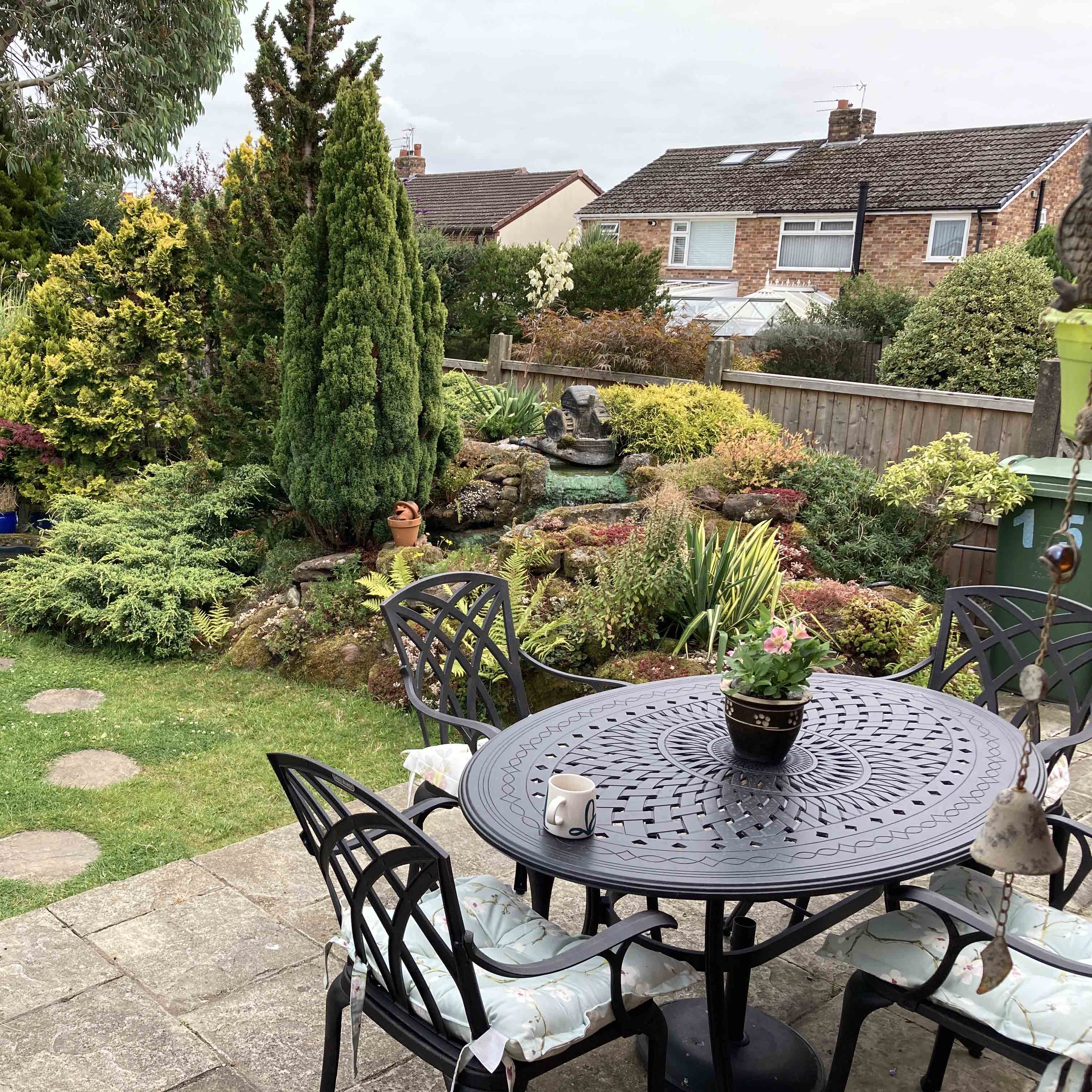 Emily Table 6 Seater Set - Antique Bronze - Image 3