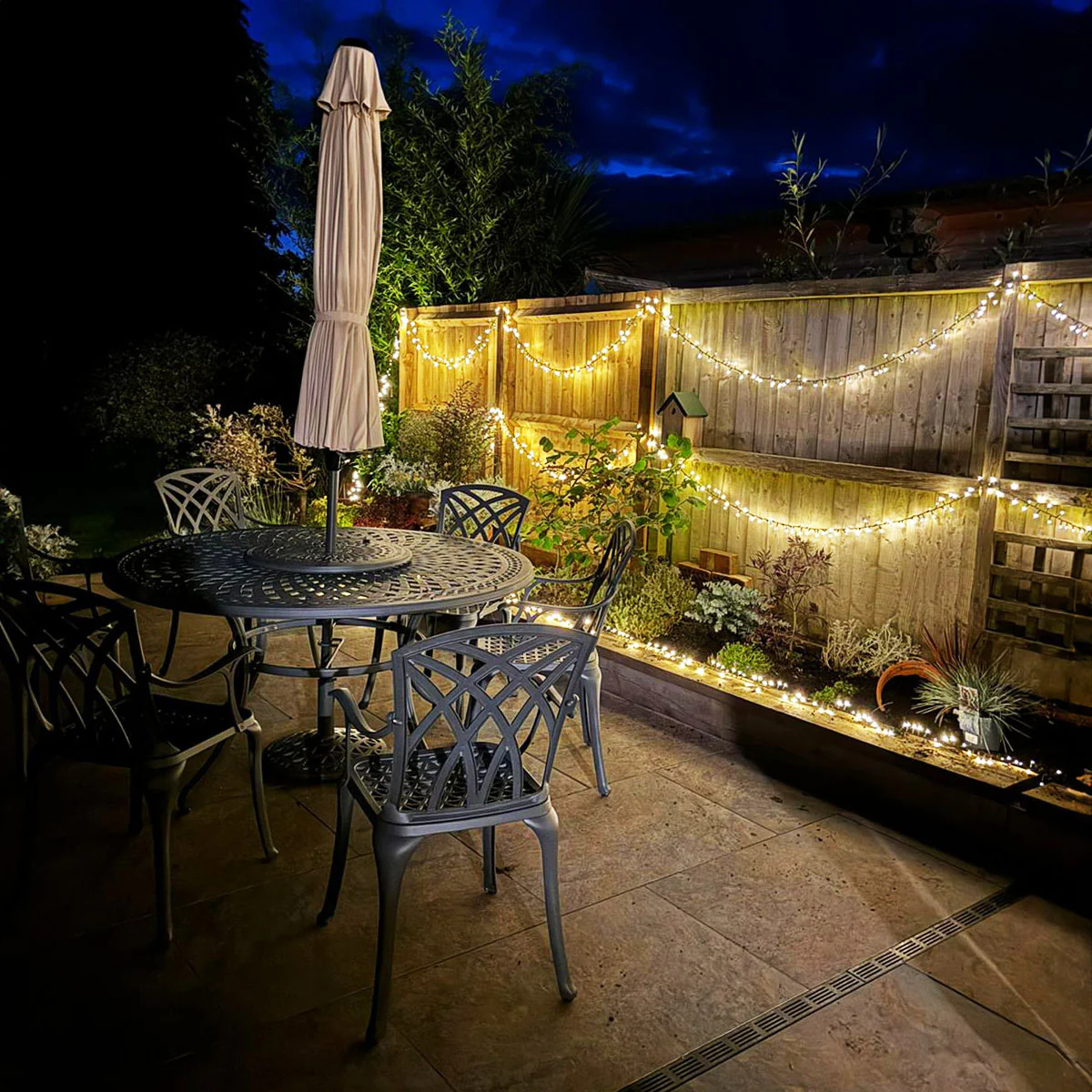 Frances Table 6 Seater Set - Slate - Image 13