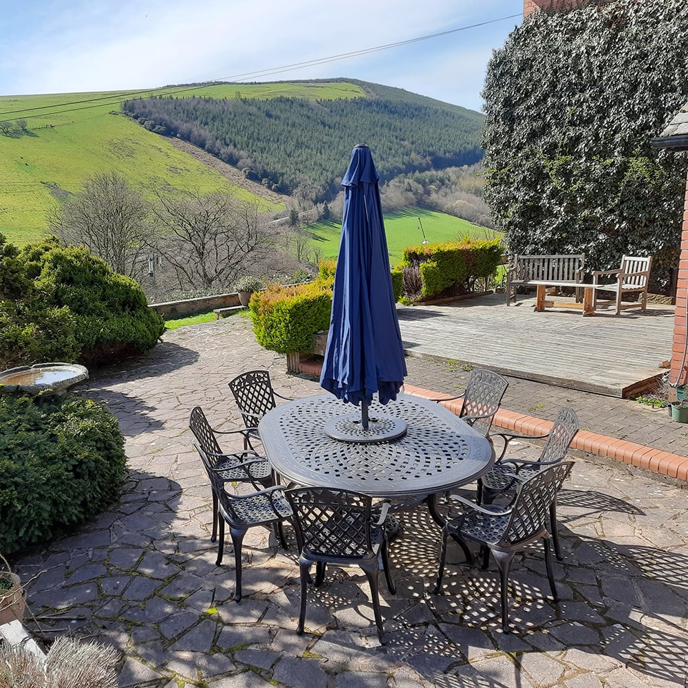 Gloria Table 8 Seater Set - Antique Bronze - Image 13