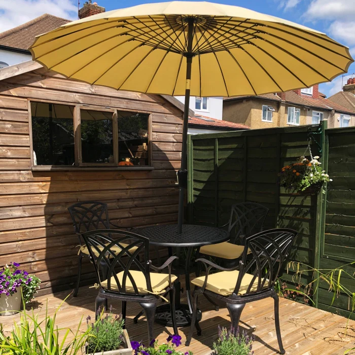 Hannah Table 4 Seater Set - Antique Bronze - Image 10