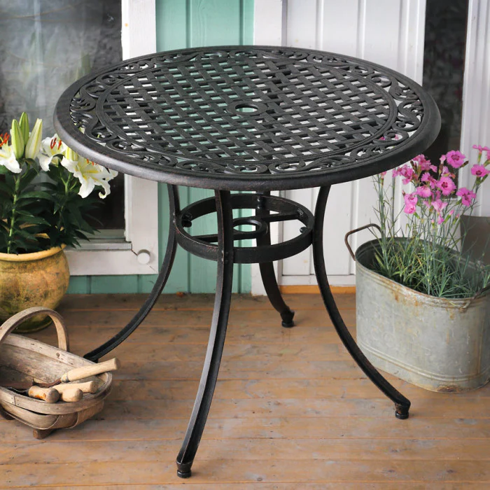 Hannah Table 4 Seater Set - Antique Bronze - Image 11