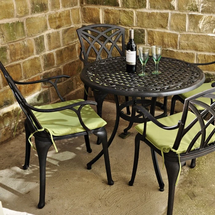 Hannah Table 4 Seater Set - Antique Bronze - Image 13