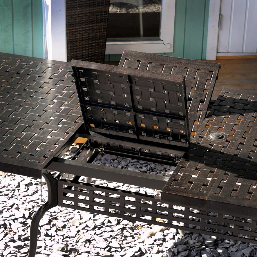 Isabelle Table 12 Seater Set - Antique Bronze - Image 11