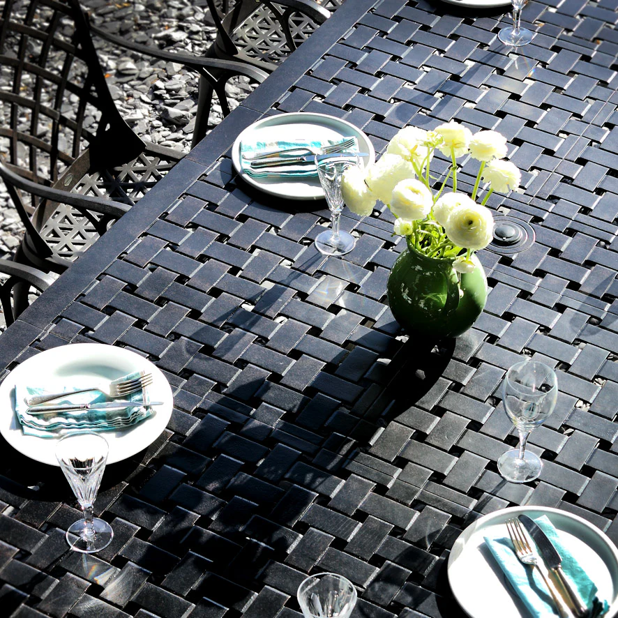 Isabelle Table 12 Seater Set - Antique Bronze - Image 6