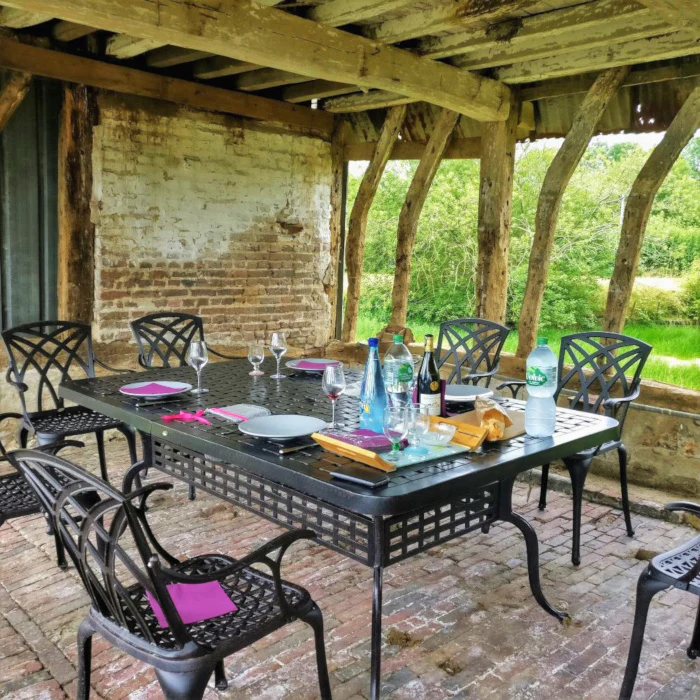 Isabelle Table 12 Seater Set - Antique Bronze - Image 8