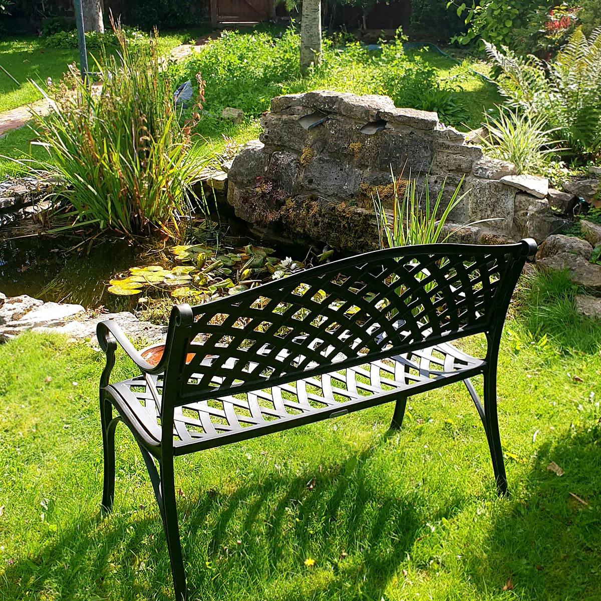 Jasmine Bench Set - Antique Bronze - Image 10