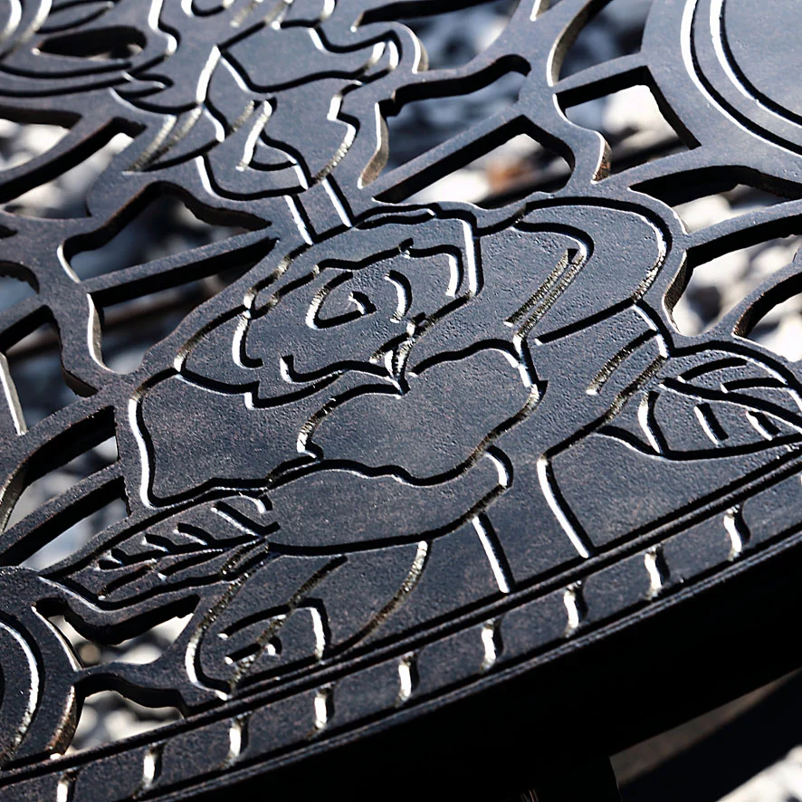 Joyce Table 6 Seater Set - Antique Bronze - Image 10