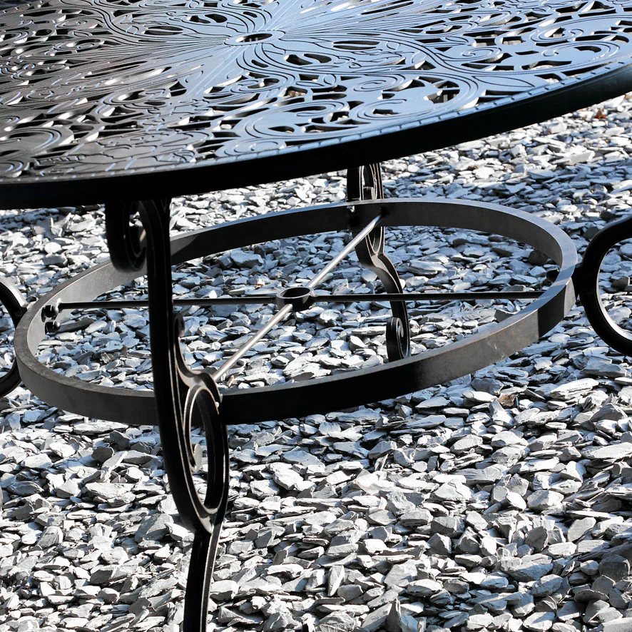 Joyce Table 6 Seater Set - Antique Bronze - Image 7