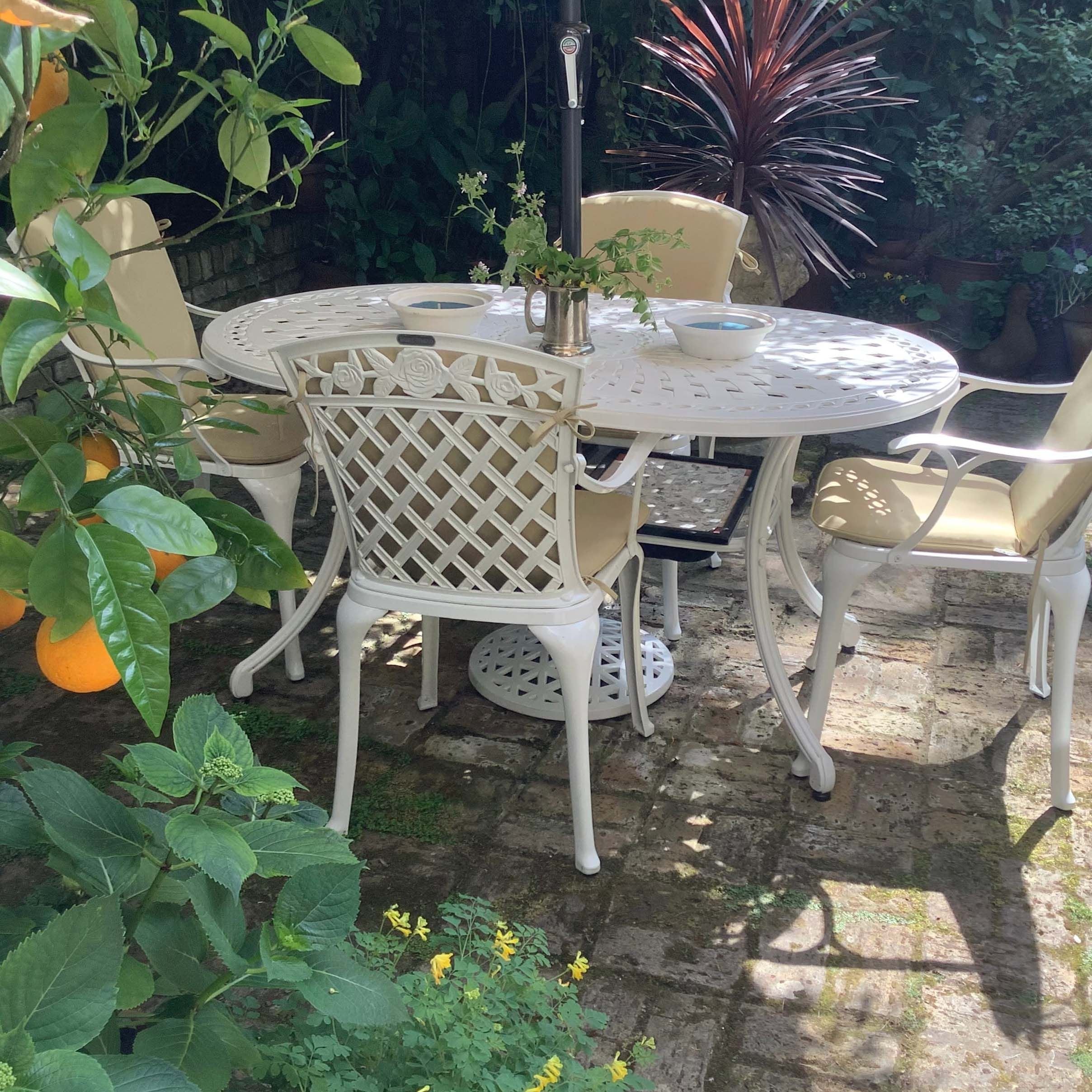 June Table 4 Seater Set - White - Image 11