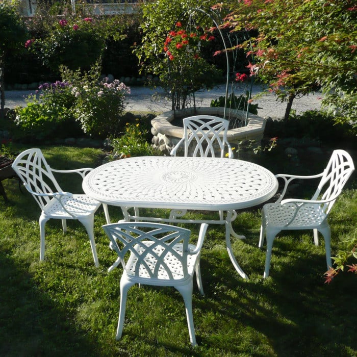 June Table 4 Seater Set - White - Image 8