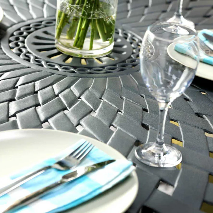 June Table 6 Seater Set - Slate - Image 11