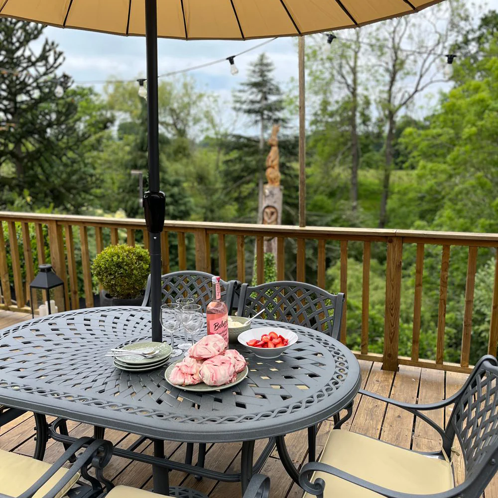 June Table 6 Seater Set - Slate - Image 12