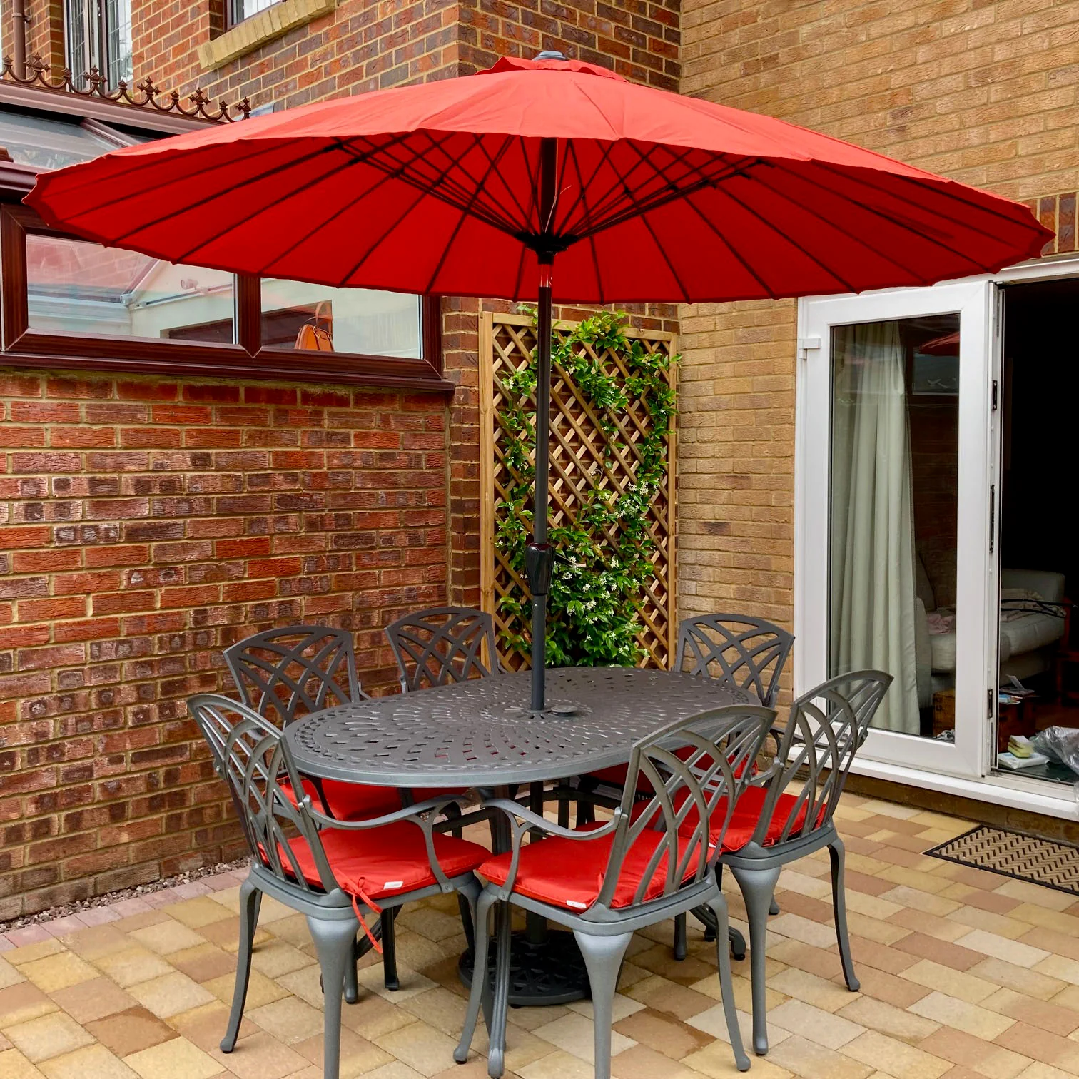 June Table 6 Seater Set - Slate - Image 4