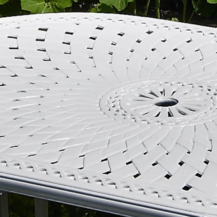 June Table 6 Seater Set - White - Image 16