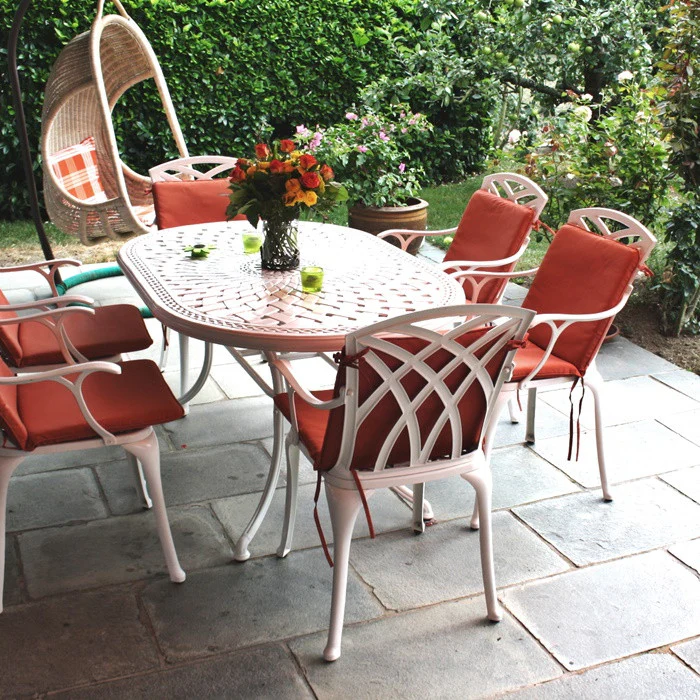 June Table 6 Seater Set - White - Image 8