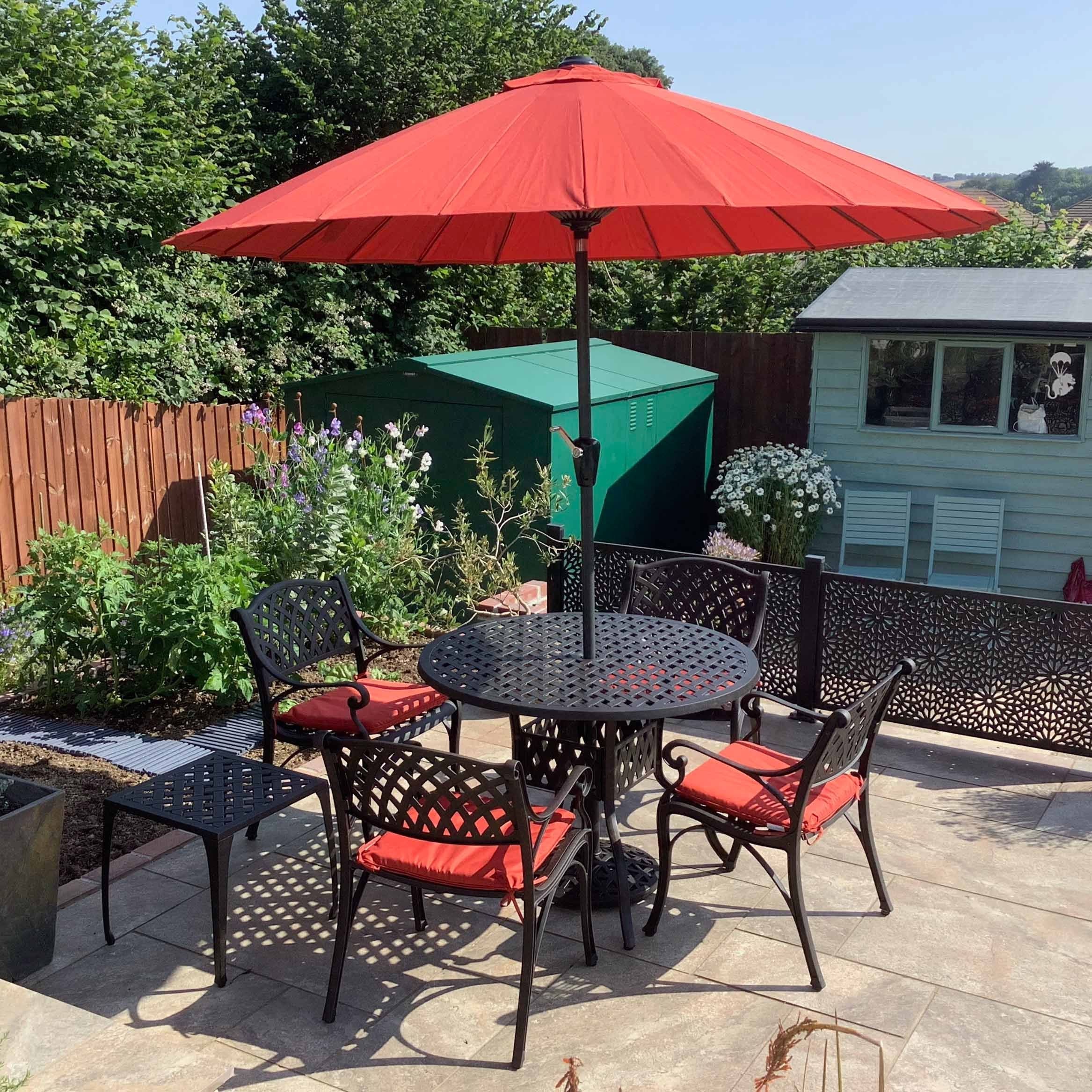 Lisa Table 4 Seater Set - Antique Bronze - Image 3