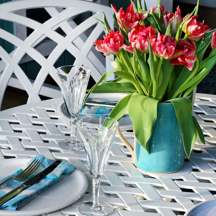 Lisa Table 4 Seater Set - White - Image 6