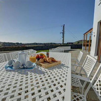 Madison Table 2.6m 8 Seater Set - White - Image 3