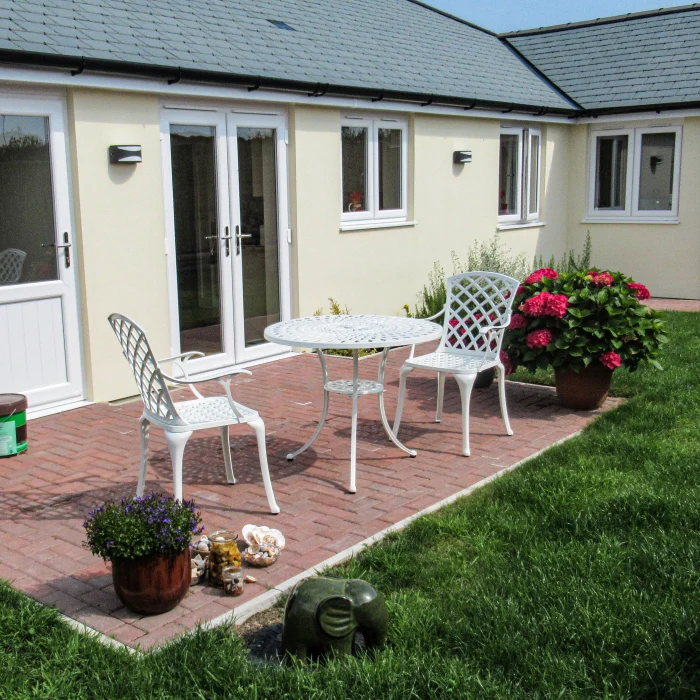 Mia Table 2 Seater Set - White - Image 10