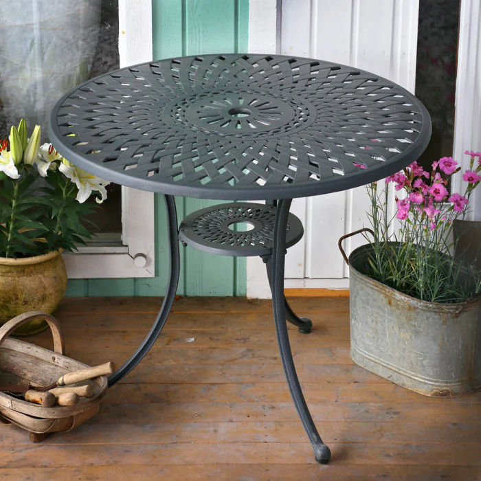 Mia Table 4 Seater Set - Slate - Image 11