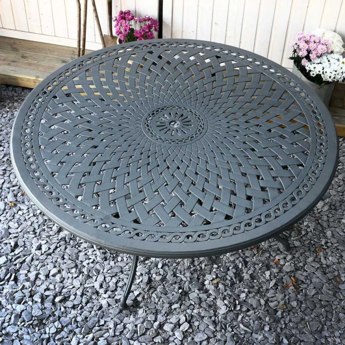 Olivia Table 8 Seater Set - Slate - Image 10