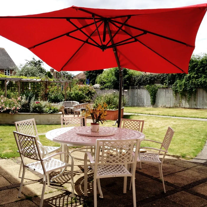 Olivia Table 8 Seater Set - White - Image 6