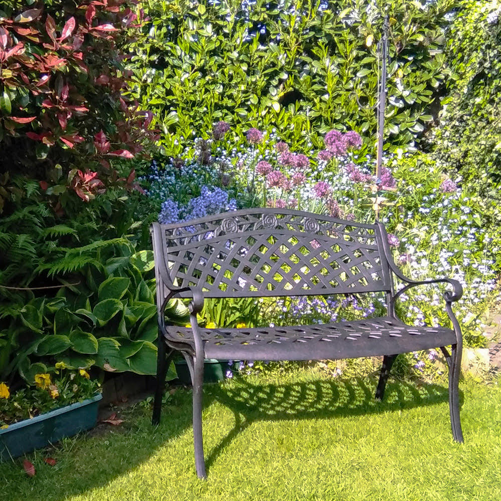 Rose Bench Set - Antique Bronze - Image 12