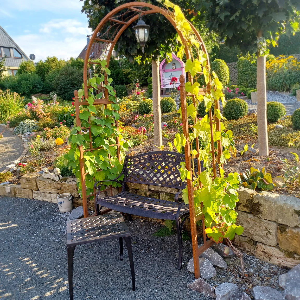 Rose Bench Set - Antique Bronze - Image 16